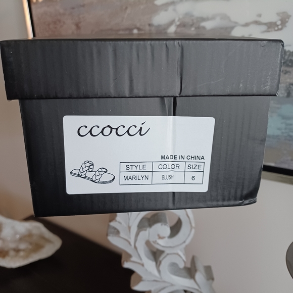 CCOCCI Marilyn Braided Sandals in Blush - Picture 6 of 6